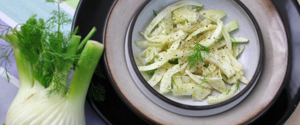 Venkelsalade, salade van venkel, fennel salad