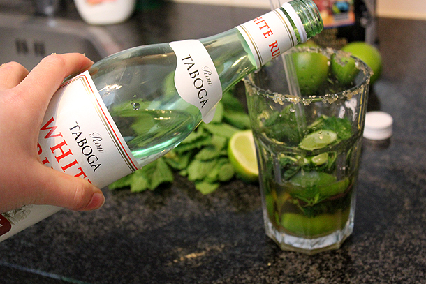 mojito cocktail bacardi munt recept